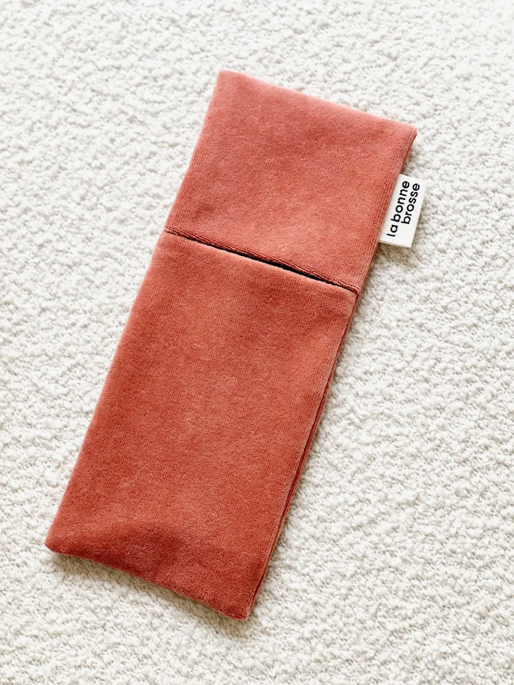 La Bonne Brosse Our Pouches*Clay Court Large Hair Brush Pouch