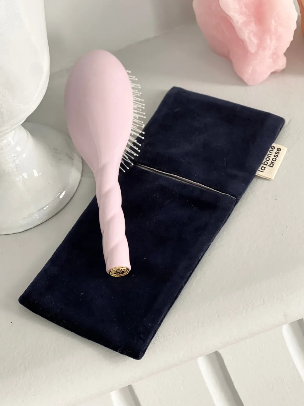 La Bonne Brosse Our Pouches*‘Large Hair Brush’ Pouch Blue