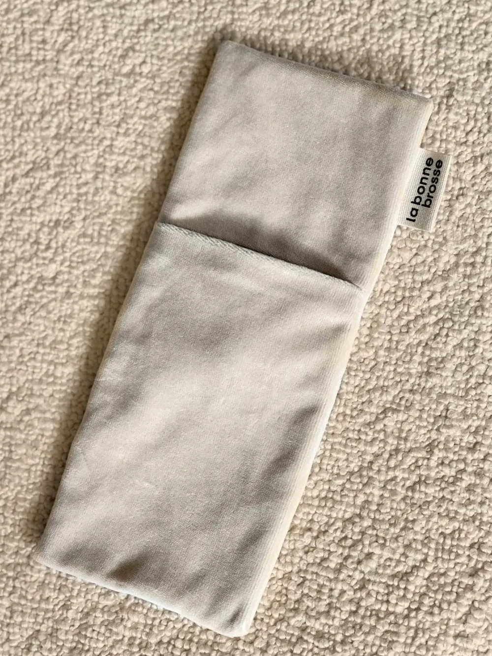 La Bonne Brosse Our Pouches*‘Large Hair Brush’ Pouch Creamy White