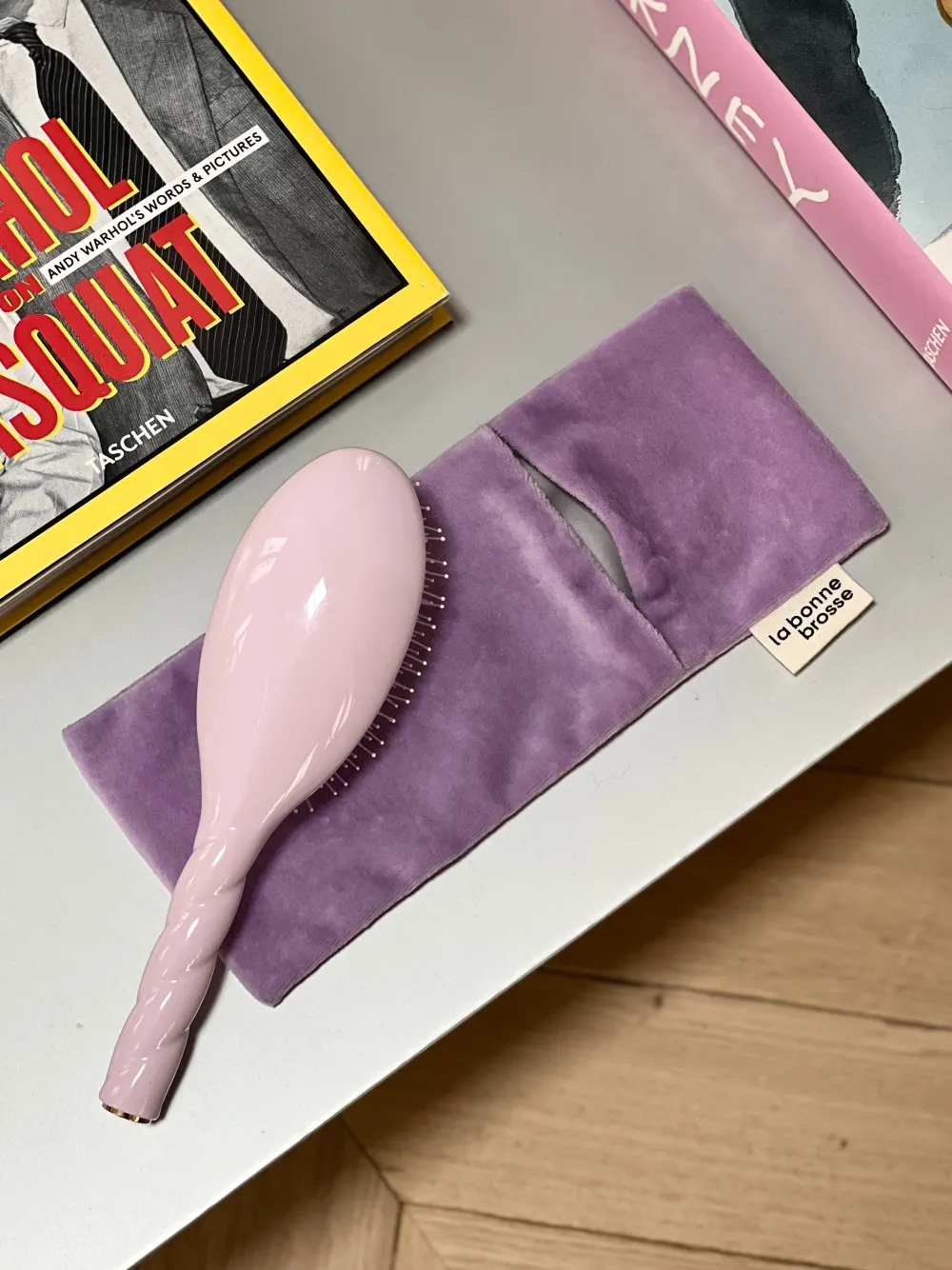 La Bonne Brosse Our Pouches*‘Large Hair Brush’ Pouch Purple Lilac
