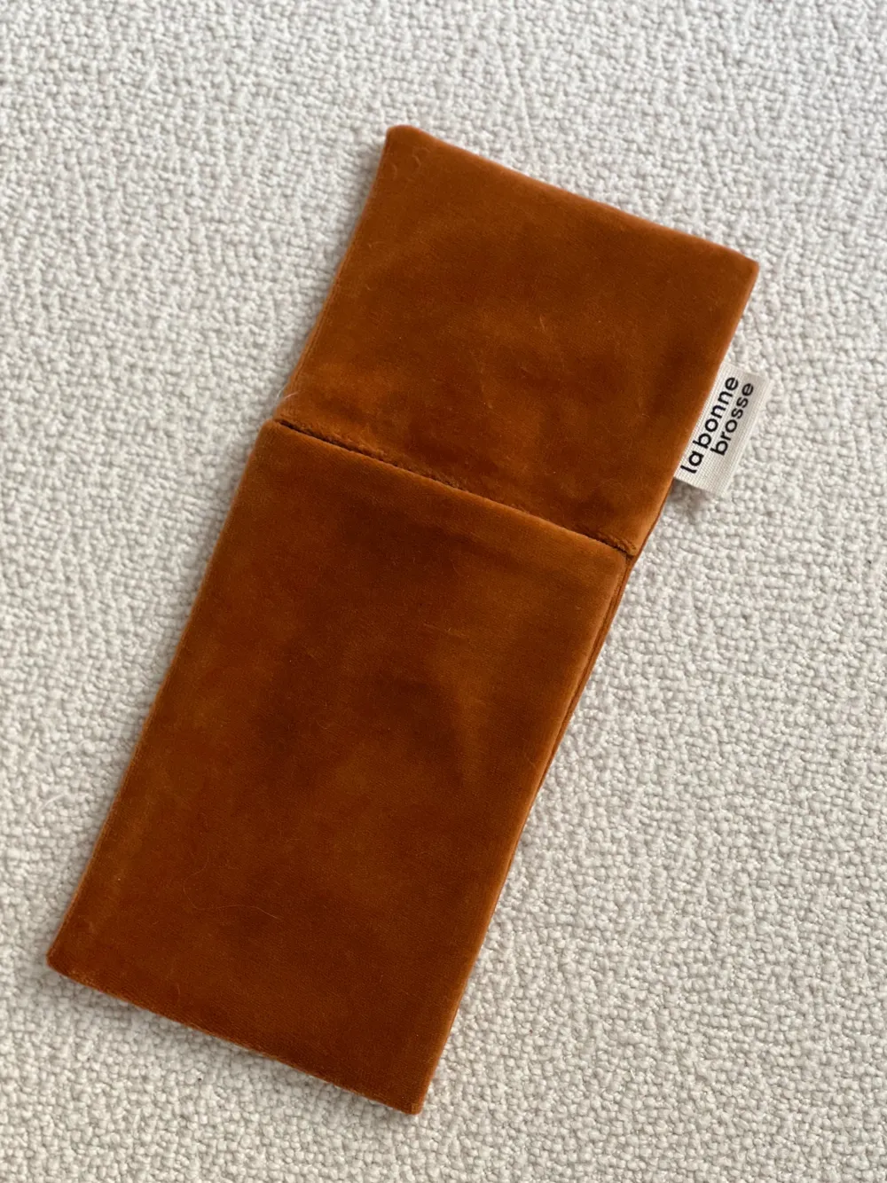 La Bonne Brosse Our Pouches*‘Large Hair Brush’ Pouch Terracotta