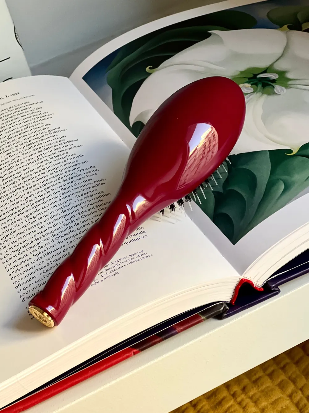 La Bonne Brosse Our Hair Brushes | Our Small Brushes*N.02 The Small Care & Detangling Hair Brush THE ESSENTIAL Cherry Red