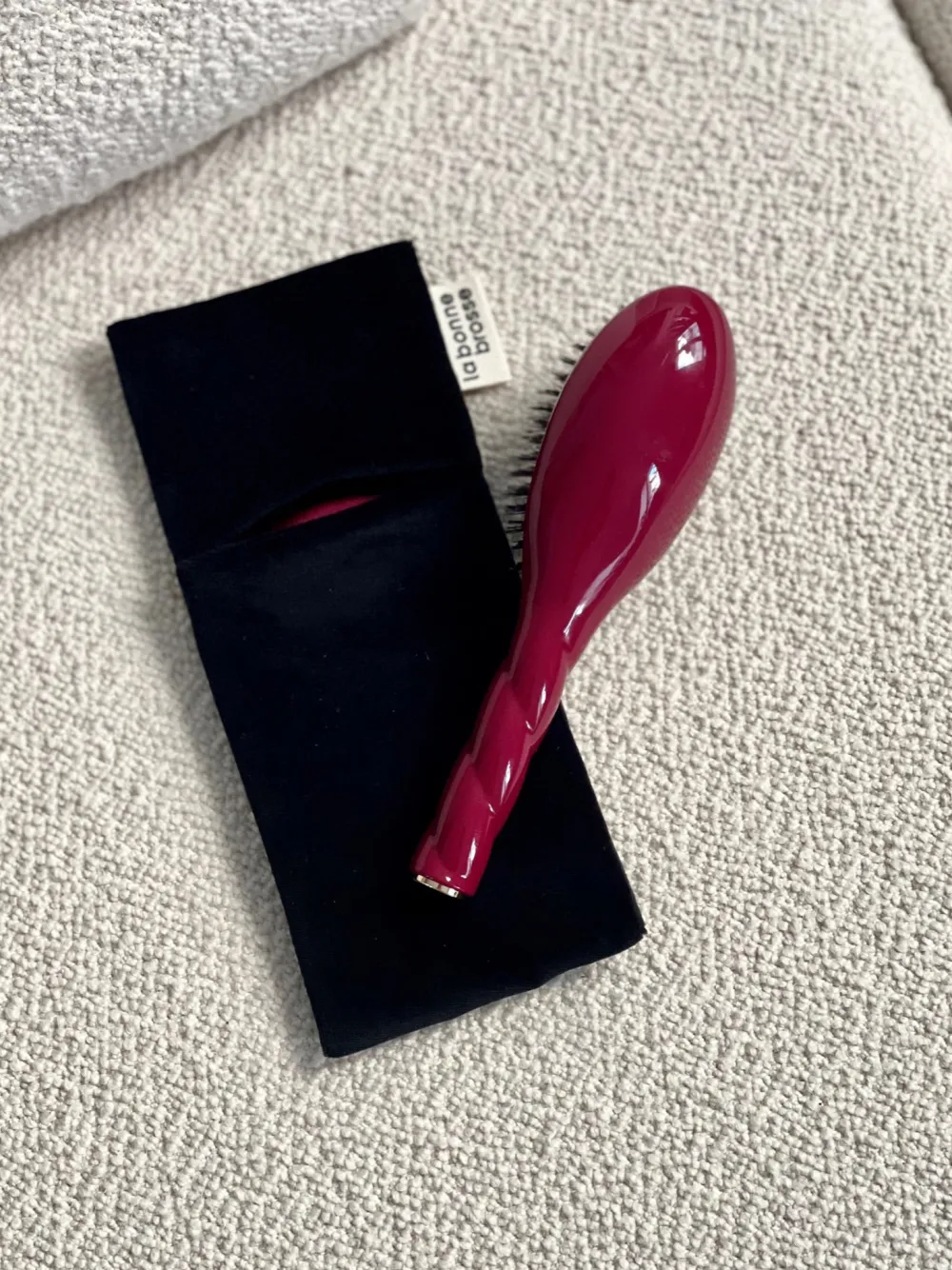 La Bonne Brosse Our Pouches*‘Small Hair Brush’ Pouch Black
