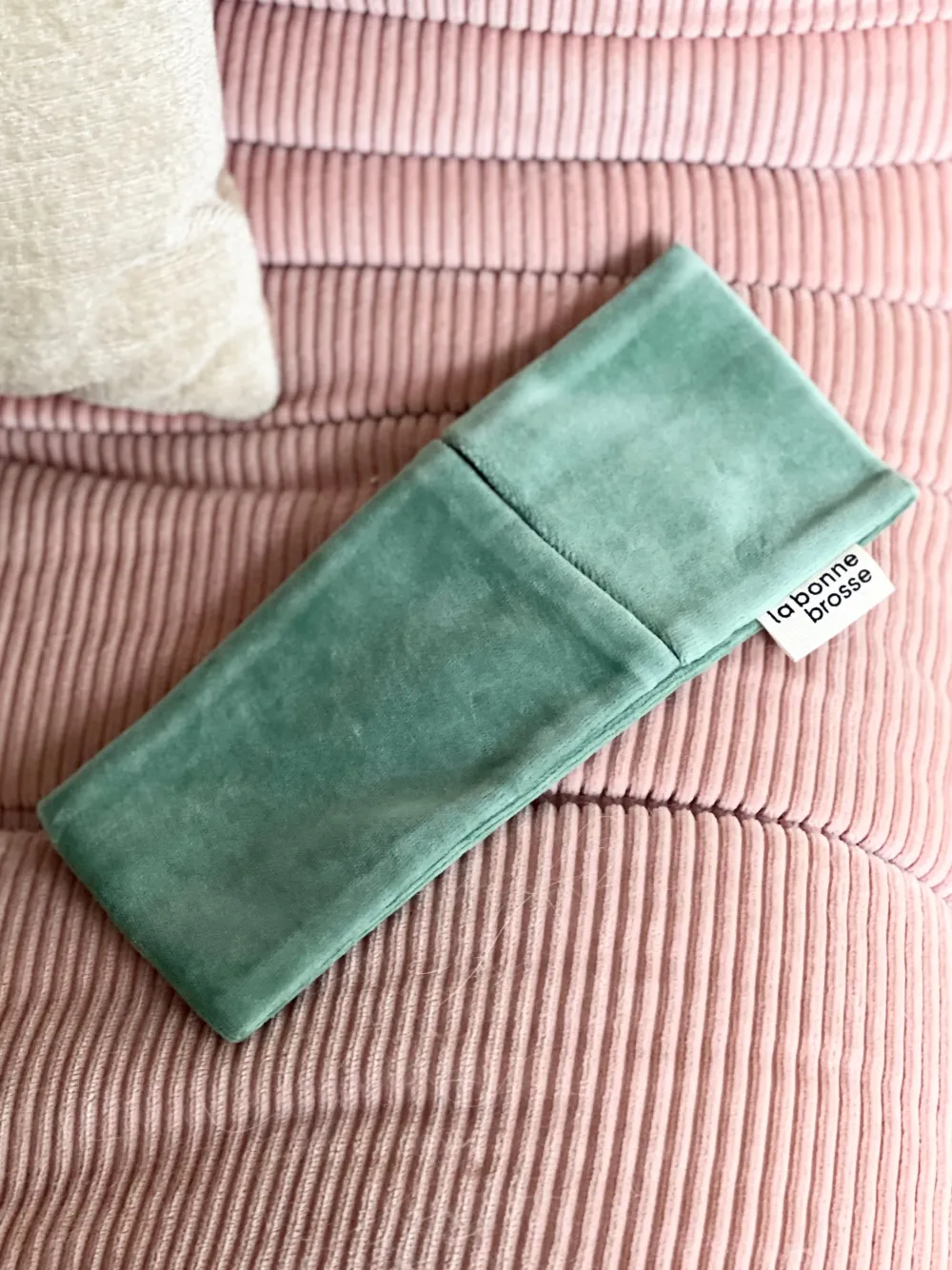 La Bonne Brosse Our Pouches*‘Small Hair Brush’ Pouch Green