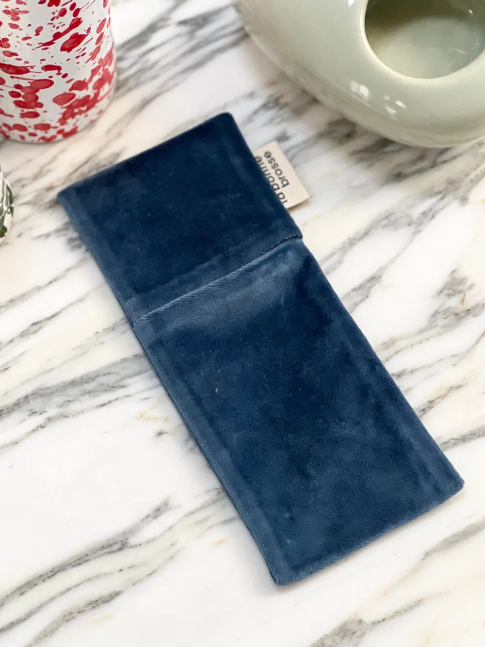 La Bonne Brosse Our Pouches*‘Small Hair Brush’ Pouch Light Blue