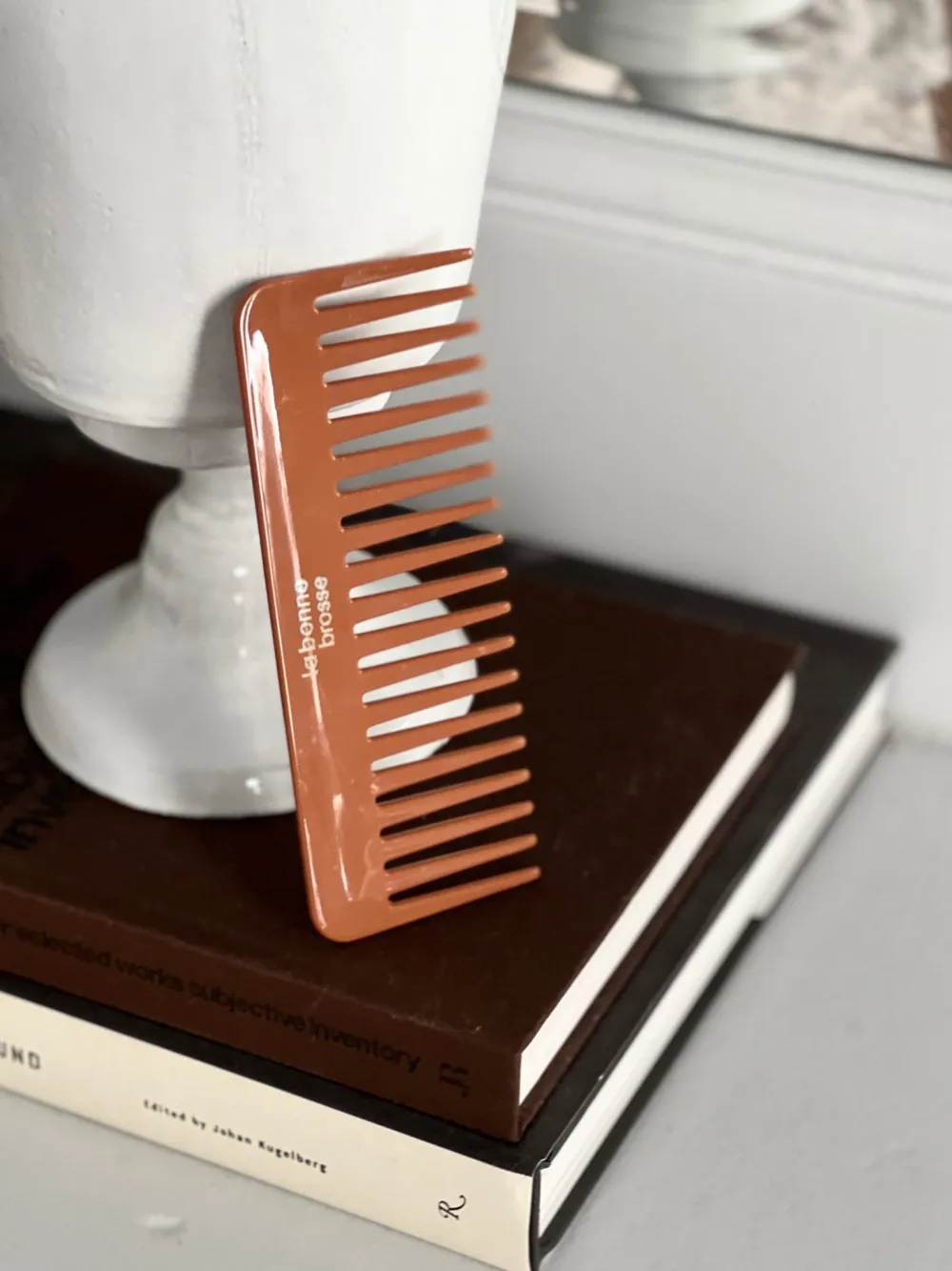 La Bonne Brosse Our Detangling Combs*The Large Detangling Comb in Acetate Terracotta