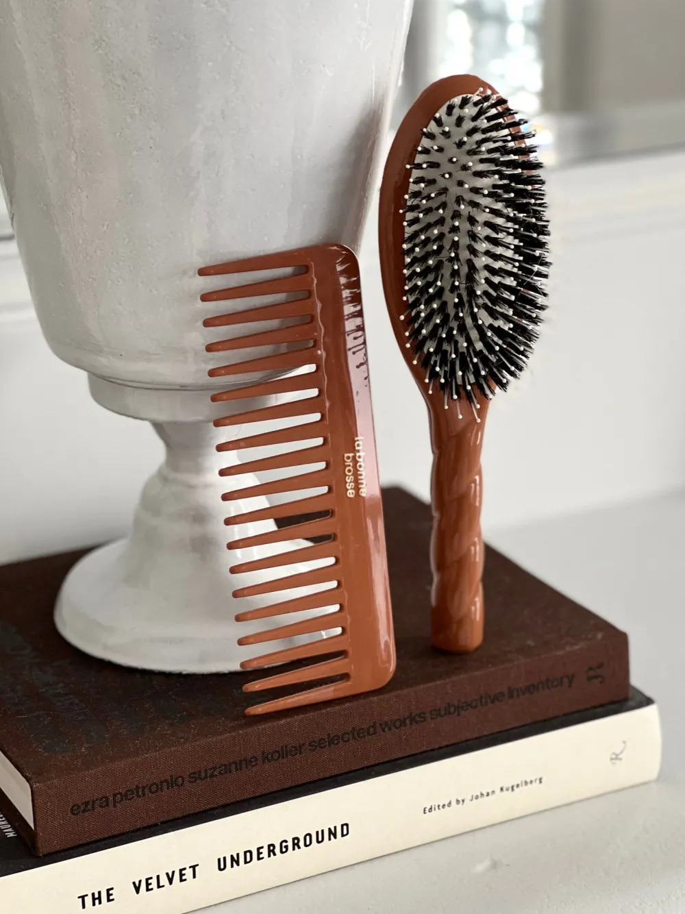 La Bonne Brosse Our Detangling Combs*The Large Detangling Comb in Acetate Terracotta